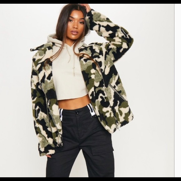 borg aviator jacket womens